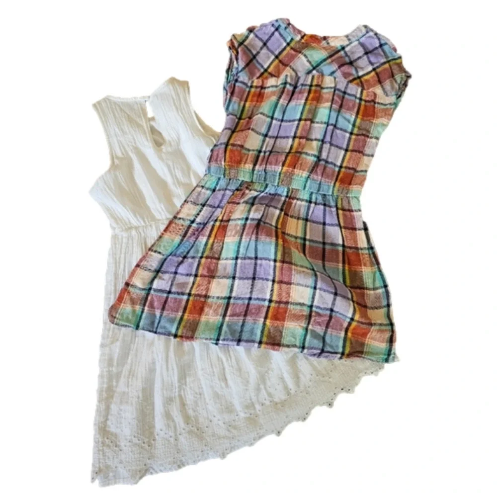 6/$20 Lot Of 2 Dresses Old Navy & Cat & Jack Size 7/8 And 8